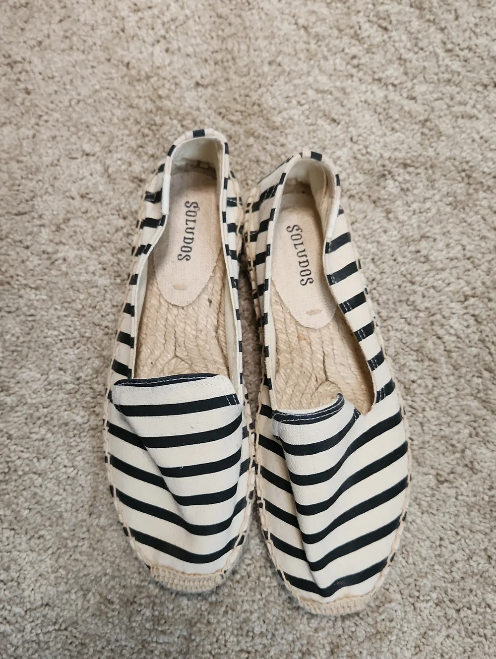 Soludos Striped Espadrilles Size 6.5